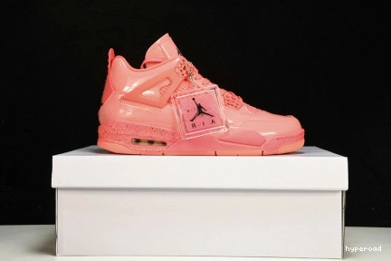 Hyperoad WMNS RETRO 4 'HOT PUNCH AIR JORDAN BLACK-VOLT' NRG 0921